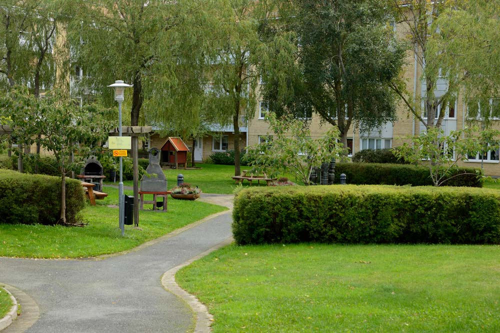 Innergård för BRF